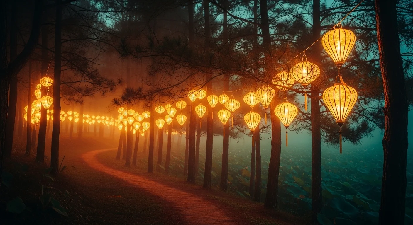 Rừng Thông Bừng Sáng