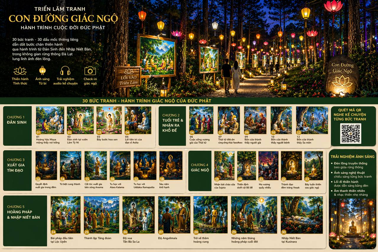 Rừng thông Đà Lạt — Con Đường Giác Ngộ